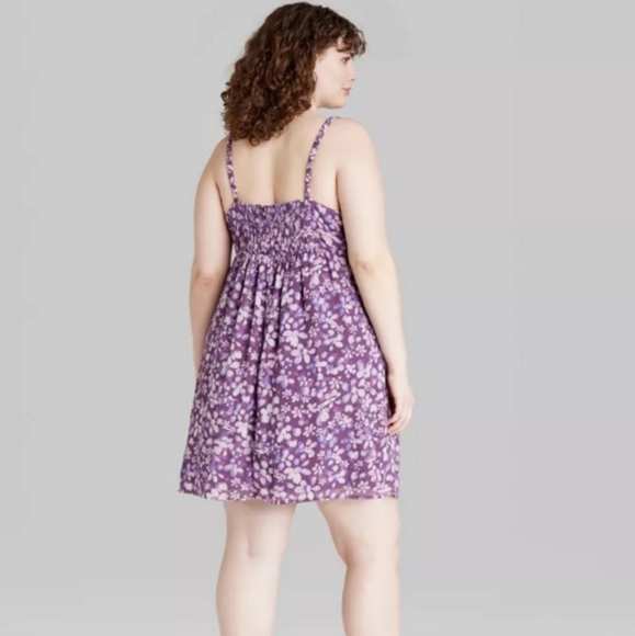 Women's Chiffon Slip Mini Dress - Wild Fable - Purple - Picture 7 of 7